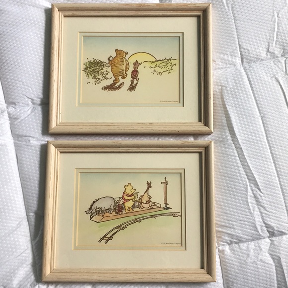 Disney Other - 🎉Host Pick Disney Winnie Pooh Framed Picture Art